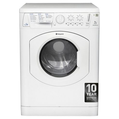Image of Hotpoint Wdl520p Freestanding Washer Dryer, 7kg Wash Load, B Energy Rating, White