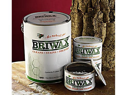 Image of Briwax Wax Polish Tudor Oak 400ml