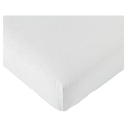 Value King Fitted Sheet, White