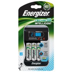 Energizer AA/AAA Intelligent Battery Charger (with 4 AA 2000mAh Batteries)