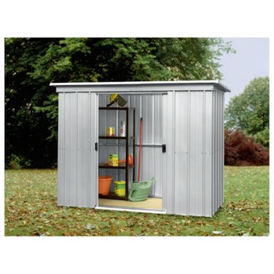 Buy Yardmaster Metal Pent Shed From Our Metal Sheds Range - Tesco