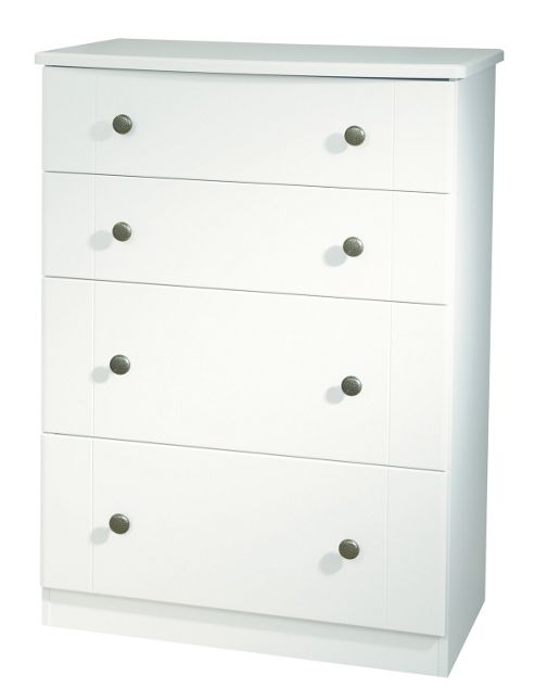 Image of Welcome Furniture Kingston 4 Drawer Deep Chest - White