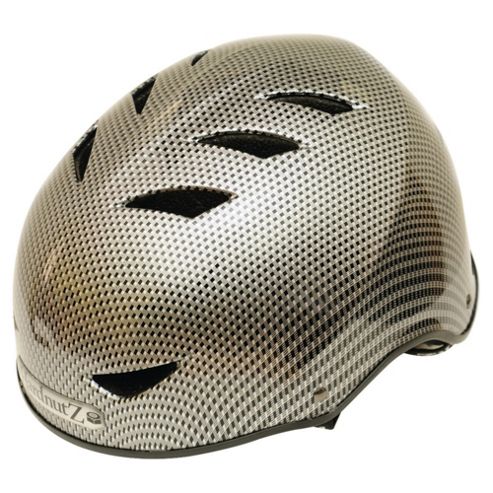 Image of Hardnutz Black Carbon Helmet Large 58-61cms