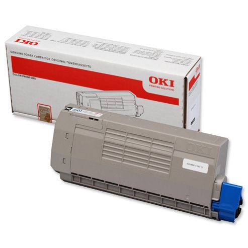 Image of Oki Black Toner Cartridge For C711 A4 Colour Laser Printers (yield 11500 Pages)