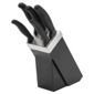 Tesco 5 piece Knife Block Set with Soft Touch Handles