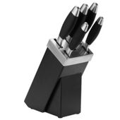 Tesco 5 Piece Knife Block With Soft Touch Handles