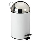 Tesco White Metal Bin
