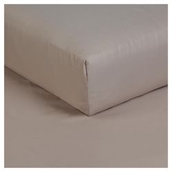 Finest Fitted Sheet Double, Biscuit