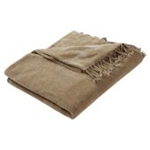 F&F home Chenille Throw- Mocha