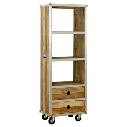 Image of Baumhaus Irc01a Roadie Chic Oak Tall Bookcase