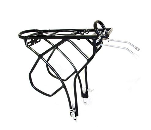 Image of Trans-x Adjustable Black Alloy Pannier Rack