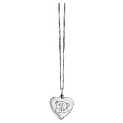 Me To You Sterling Silver Heart Pendant