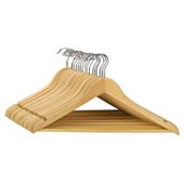 Tesco Wooden Hangers 20pk