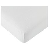 Value Double Fitted Sheet, White
