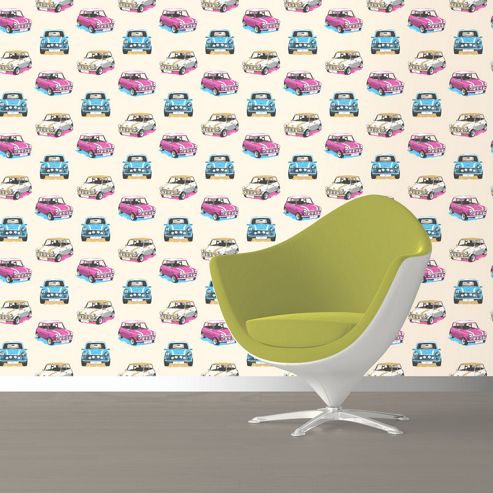Image of Muriva Gt Wallpaper - Red, White And Blue