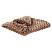 F&F home Rose Faux Fur Throw 150X170cm - Mink