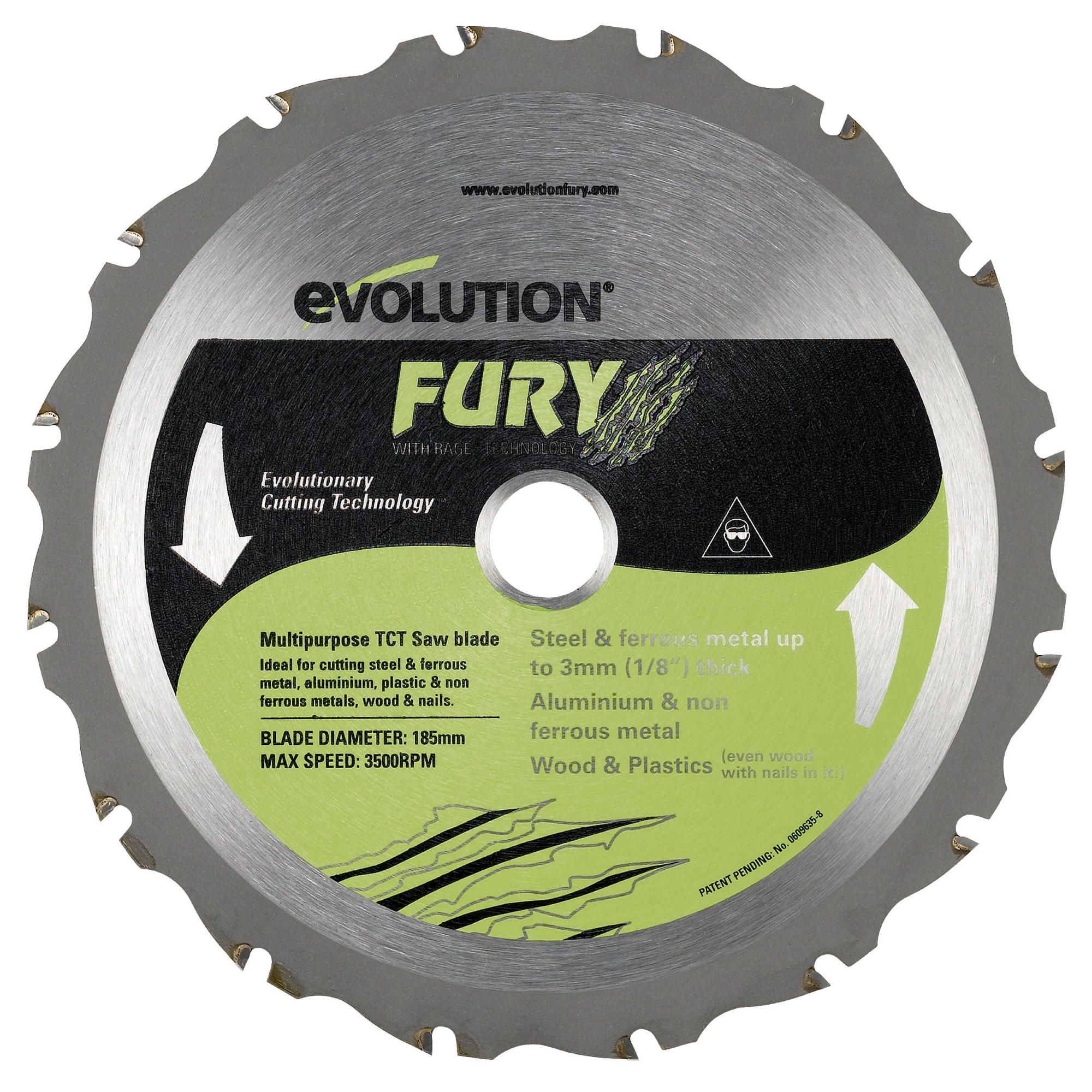 Evolution Fury 185mm Replacement Blade