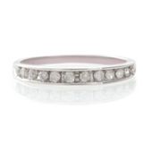 9ct White Gold 25Pt Diamond Eternity Ring, L