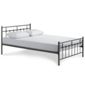 Caen Double Bed Frame, Black