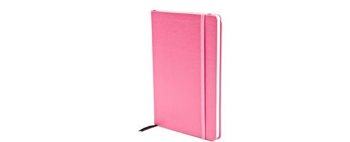 Image of Silvine Premium Soft Elasticated Notebook A5 Pink 197p
