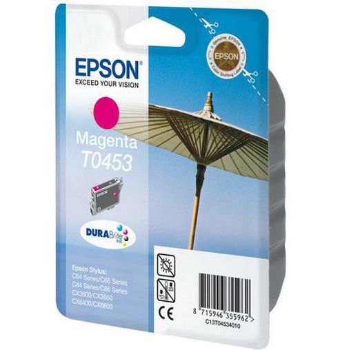 Image of Epson T0453 Printer Ink Cartridge - Magenta