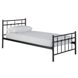Caen Single Bed Frame, Black