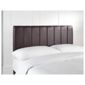Haddon Double Faux Leather Headboard, Chocolate