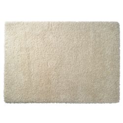 Tesco Rugs Extra Thick Shaggy Rug, Cream 160x230cm