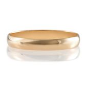 9ct Gold 3mm Wedding Band, K