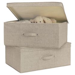 Tesco recycled fabric folding boxes 2 pack