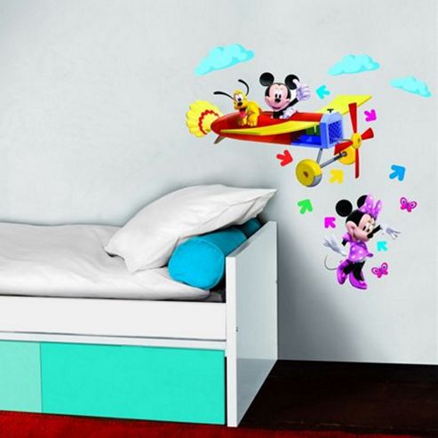 Image of Mickey Mouse Aeroplane Stickers