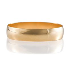 9ct Yellow Gold 5mm Wedding Band, Q