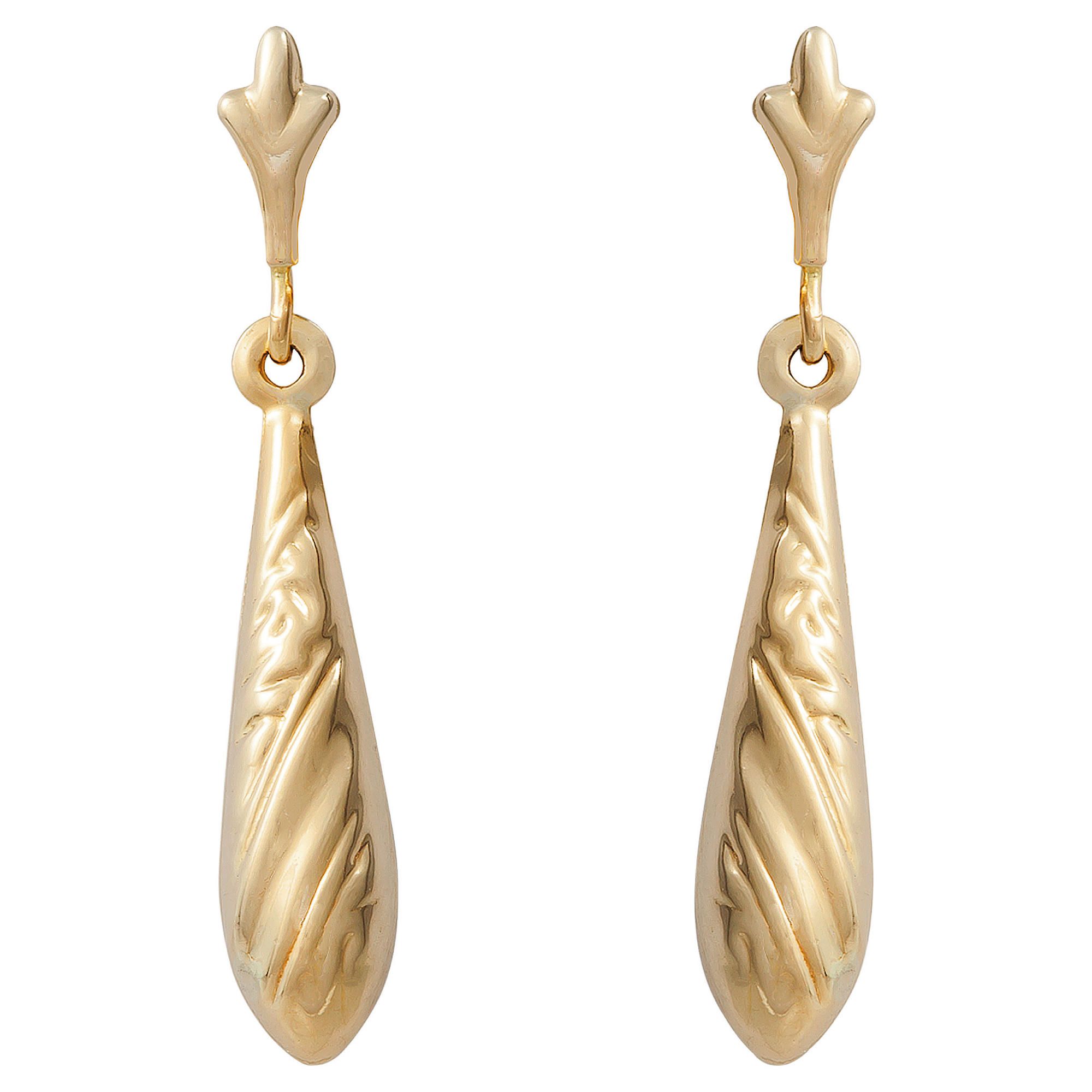 9ct Gold Drop Earrings