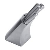 Tesco 5 Piece Hollow Handle Knife Block
