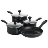 Prestige Urban 4 Piece Sauce Pan Set Black
