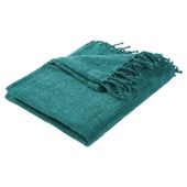 Tesco Chenille Throw, Teal