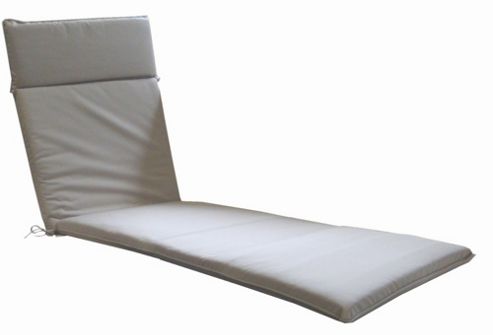 Image of Glencrest Seatex Cc Lounger Cushion - Natural