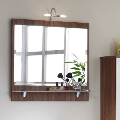 Image of Posseik Salona Mirror - Wenge Effect