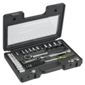 Stanley 40pc ¼ & 3/8” Metric Socket Set