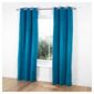 Tesco Faux Suede Unlined Eyelet Curtains W117xL183cm (46x72"), Teal
