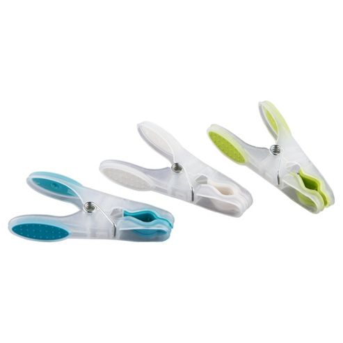 Image of Tesco 24pk Soft Grip Pegs