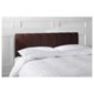 Haddon Double Faux Suede Headboard, Chocolate