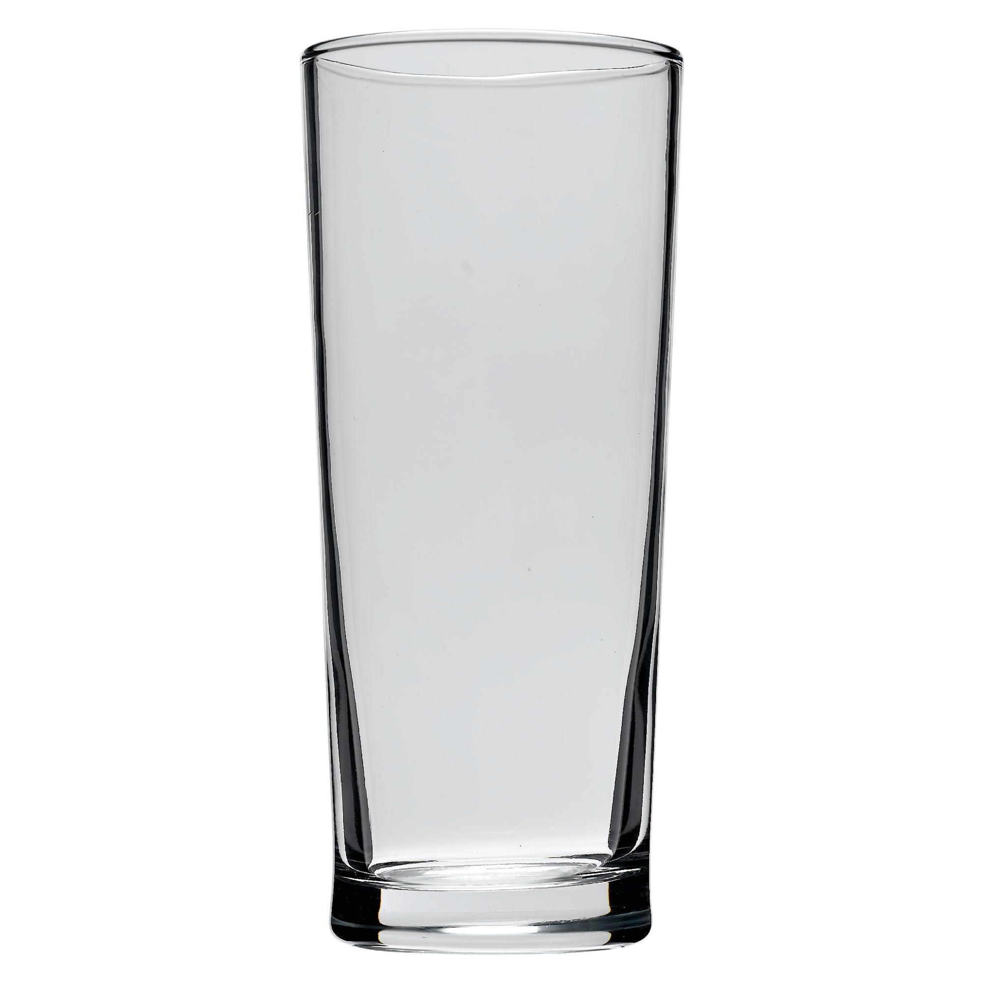 Tesco standard tall beer glass 4 pack