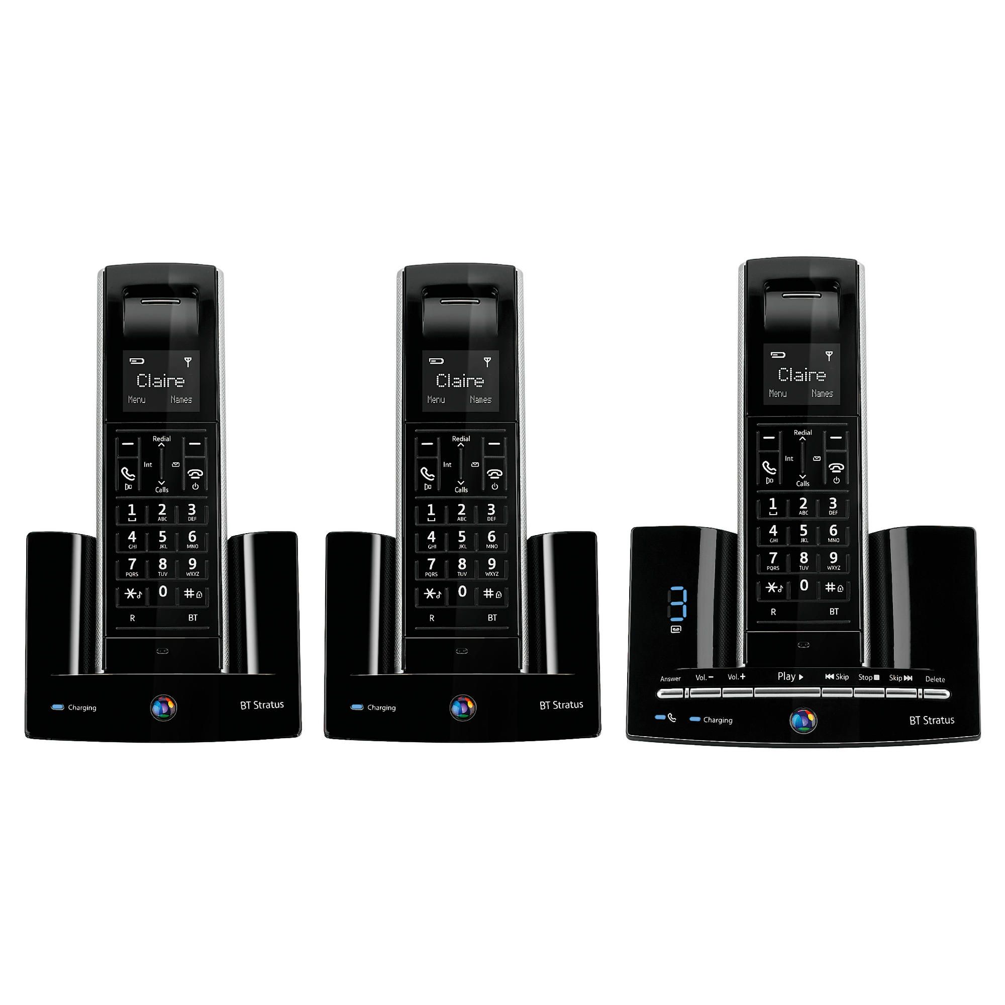 BT Stratus 1500 cordless Telephone – Set of 3