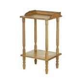 Premier Housewares Rectangular Rubberwood Telephone Table