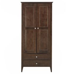 Fairhaven Double Wardrobe, Chocolate