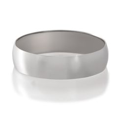 9ct White Gold 5mm Wedding Band, T