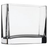 Tesco Rectangular Tank Vase 18cm