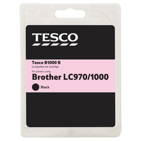 Image of Tesco B35 Black Printer Ink Cartridge (compatible With Printers Using Brother Lc1000 Bk Cartridge)
