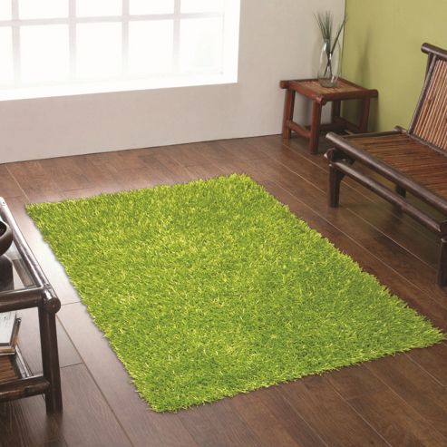 Image of Spider Lime Green 70x140 Cm Rug